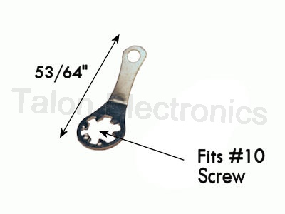      Solder lug / terminal 13/16" length - #10 screw size