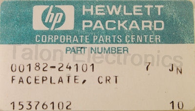 HP 00182-24101 CRT Shield