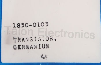 1850-0103 HP/Agilent Transistor