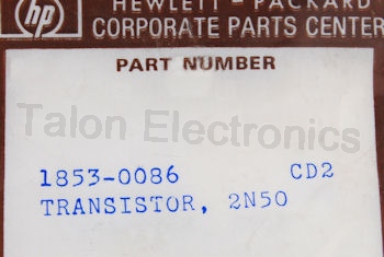 1853-0086 HP/Agilent Transistor