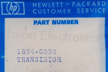 1854-0232 Hewlett Packard (Agilent) Transistor