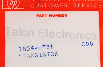 1854-0731 Hewlett Packard (Agilent) Transistor