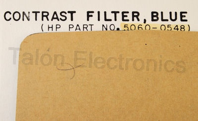 HP 5060-0548 Blue Contrast Filter