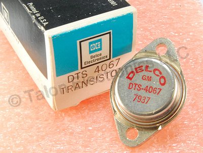       DTS-4067 DTS4067 NPN Silicon Power Transistor