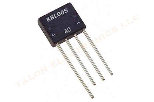 KBL005 Bridge Rectifier 50V 4A SIP Package