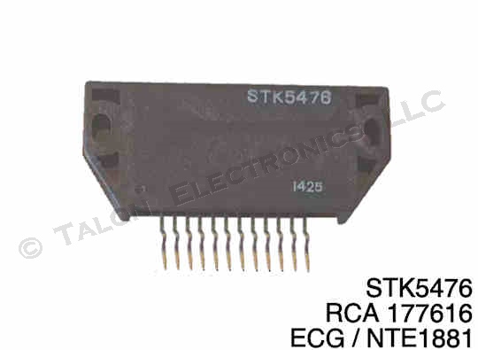 STK5476 Voltage Regulator IC 12V and 5V