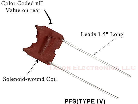          Coilcraft Solenoid Wound Fixed Radial Inductor- Choose Value