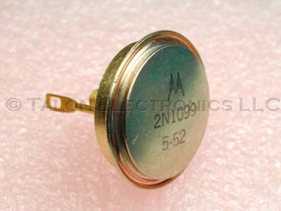 Vintage Texas Instruments 2N1304 gold pins transistors