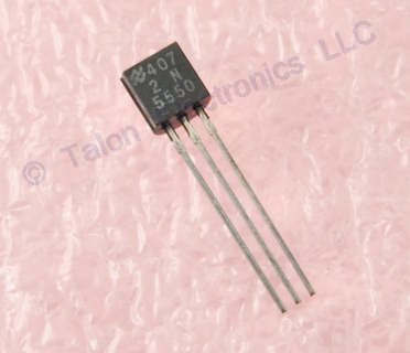 2N5550 NPN Silicon HV Transistor 140V 600mA (Pkg of 2)