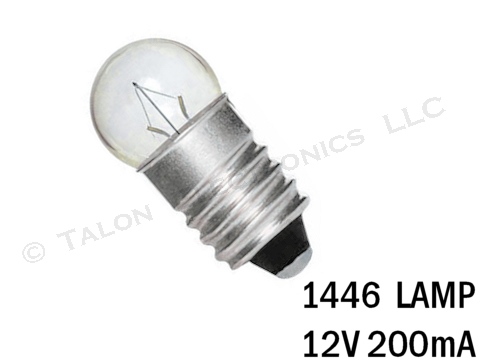 1446 Lamp - G3-1/2 Miniature Screw Base  12V 200mA