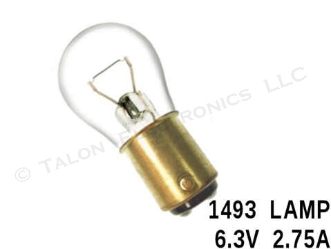1493 Lamp - Double Contact Bayonet Base 6.3V 2.75A  