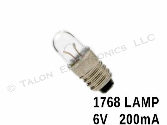 1768 Lamp - T-1-3/4  Midget Screw Base 6V 200mA