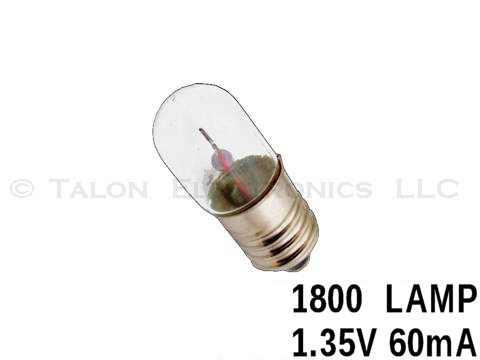 1800 Lamp -  Miniature Screw Base 1.35V 60mA