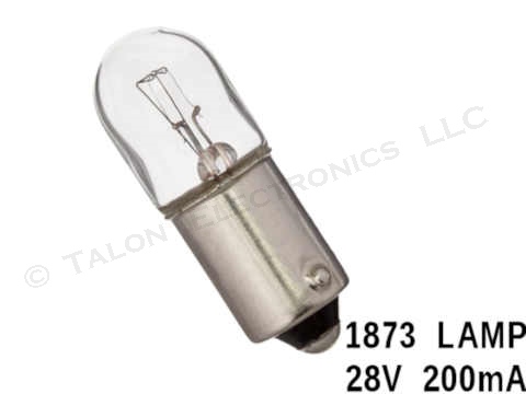 1873 Lamp -  Miniature Bayonet Base 28.0 V 200 mA