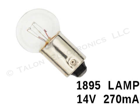 1895 Lamp -  Miniature Bayonet Base 14.0 V  270mA
