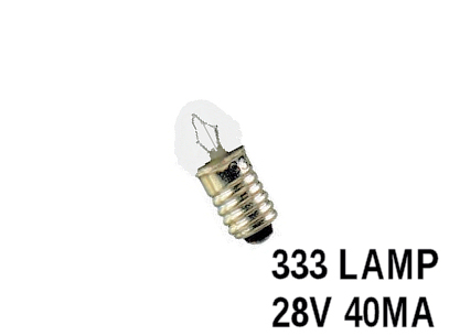  333 Lamp - Drake Midget Screw 28V 40mA