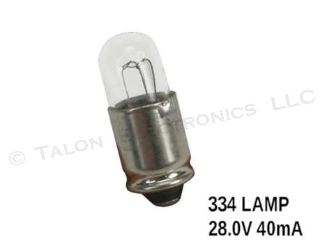  334 Lamp - T-1-3/4  Midget Groove Base 28V 40mA
