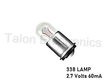  338 Lamp - T-1-3/4  Midget Flange 2.7V 60mA
