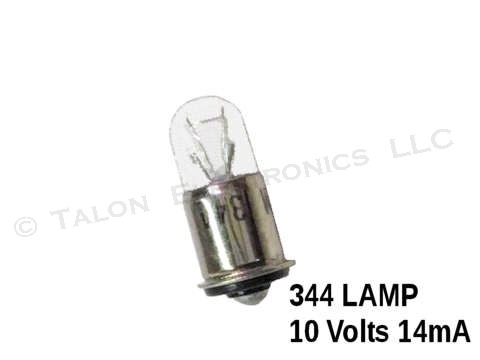  344 Lamp - T-1-3/4  Midget Flange 10V 14mA