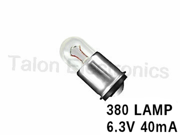  380 Lamp - T-1-3/4  Midget Flange 6.3V 40mA
