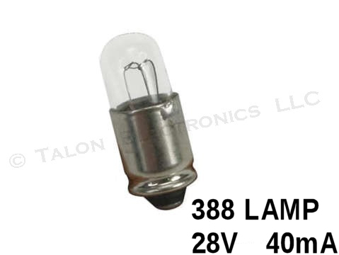  388 Lamp - T-1-3/4  Midget Groove Base 28V 40mA