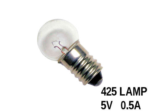  425 Lamp -  Miniature Screw Base 5V 500mA