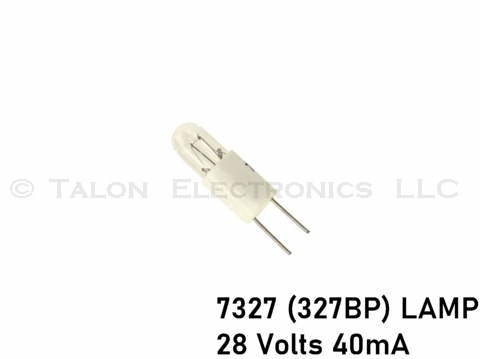 7327 Lamp - T-1-3/4  Bi-Pin 28V 40mA ( 327BP, OL-327BP)