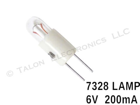 7328 Lamp - T-1-3/4  Bi-Pin 6V 200mA ( 328BP, OL-328BP)