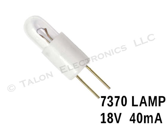 7370 Lamp - T-1-3/4  Bi-Pin 18V 40mA