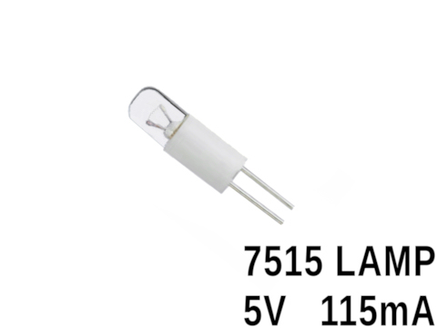 7515 Lamp - T-1-1/4  Midget Bi-Pin 5V  115mA
