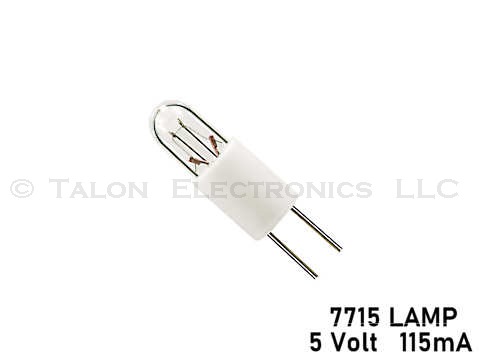 7715 Lamp - T-1 Bi-Pin 5V 115mA