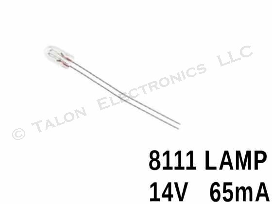 8111 Lamp - T-1  Wire Lead 14V 65mA