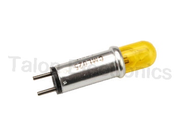 105-125V Yellow Lens Neon Cartridge Lamp Chicago Miniature CML710253