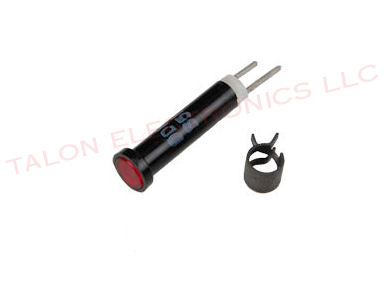        Data Display Products 34‐BR5H‐NRO LED Panel Mount Indicator Red .190" 5V Straight Leads 