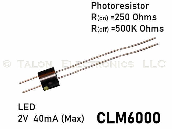 Clairex CLM6000 Photomod Optocoupler LED/Photoconductor