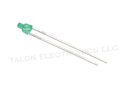       Green 2MM Flat Top LED 6mcd - Kingbright L1034GD