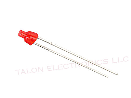        Red 2MM Flat Top LED 1mcd - Kingbright L1034HD