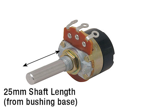   50K Ohm Taiwan Alpha Linear Taper Potentiometer with SPST Switch