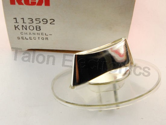 RCA 113592 RCA VHF Channel Select Knob - 1963/1964 Model Year B/W