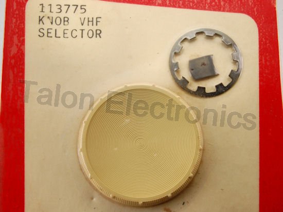 RCA 113775 RCA VHF Channel Select Knob - 1964 Model Year B/W