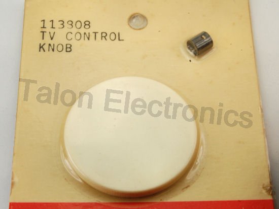 RCA 113808 RCA Auxiliary Knob - Contrast Knob 1964/1965 Model Year B/W