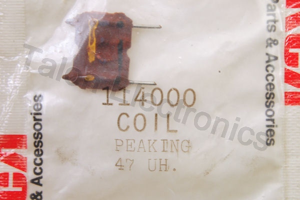 RCA 114000 47uH Video Peaking Coil