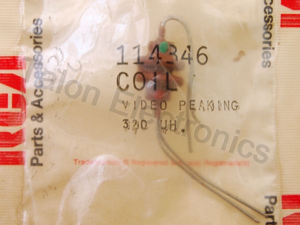 RCA 114346 320uH Video Peaking Coil