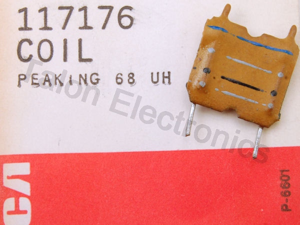 RCA 117176 68uH Video Peaking Coil