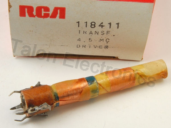 RCA 118411 Audio IF Transformer - 4.5MHz - KCS178