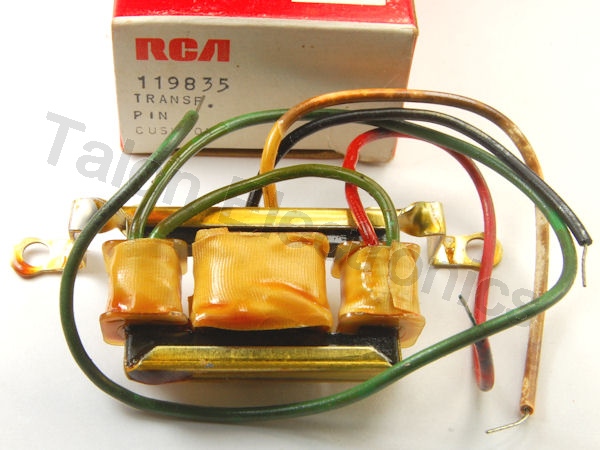 RCA 119835 Pincushion Correction Transformer - CTC31, CTC38  Chassis