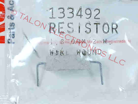 RCA 133492 Resistor  - 1.8 Ohms,  2W Wire Wound