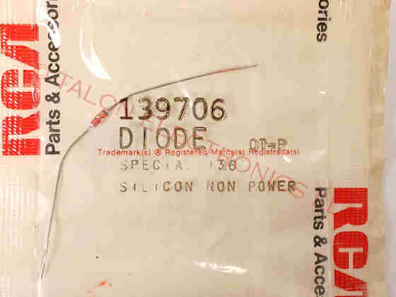 RCA 139706 Silicon Diode 