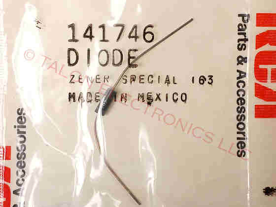 RCA 141746 Zener Diode 