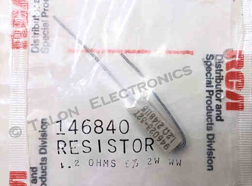 RCA 146840 Power Resistor 1.2 Ohms 2W Resistor